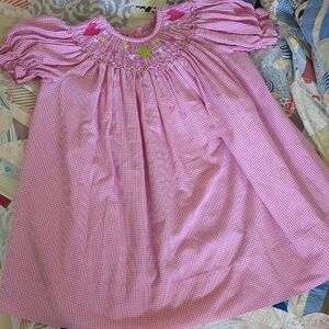 Amanda Remembered Hand Smocked Gingham Dress